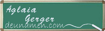 Aglaia Gerger Visitenkarte